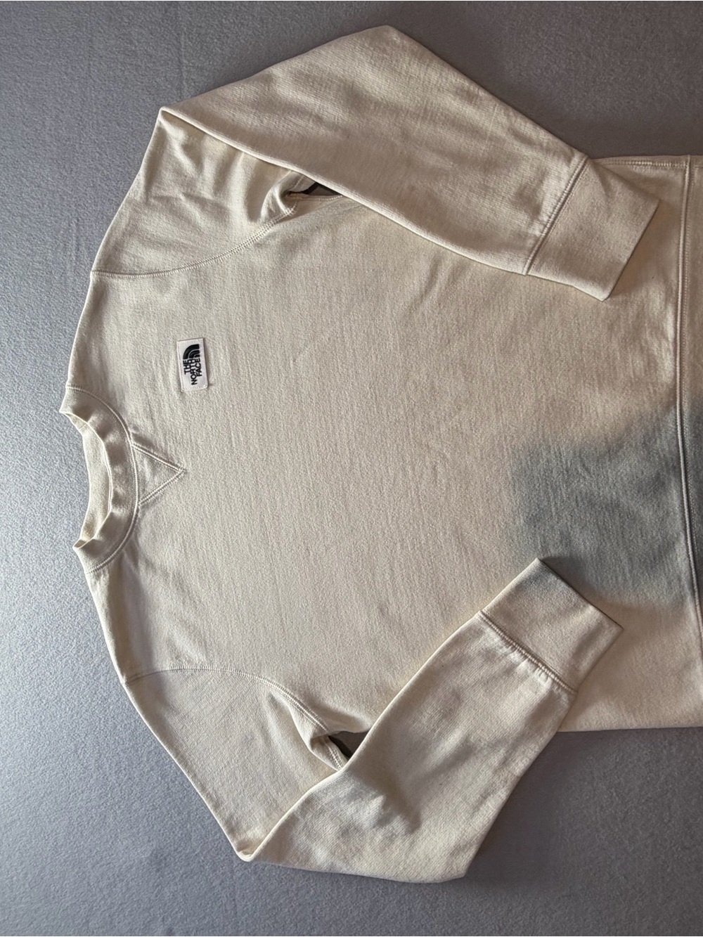 The North Face Heritage Patch Crew Sweatshirt Cream Women’s M